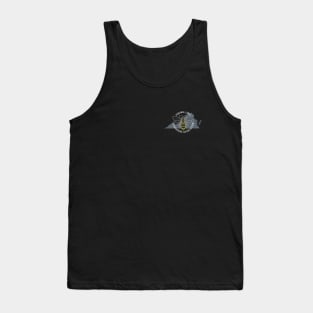 White Lettering Logo Tank Top